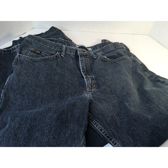 2 Pair LEE Men’s Denim Jeans Relaxed Straight 38 x 32 And Regular Fit 38 X 30 - Picture 6 of 9
